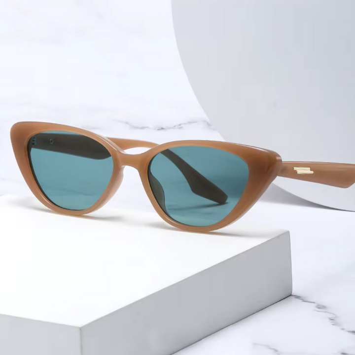 Mavina Angular Cat-Eye Sunglasses