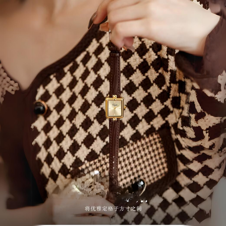 Golden Hour Retro Quartz Watch