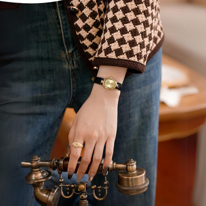 Golden Hour Retro Quartz Watch