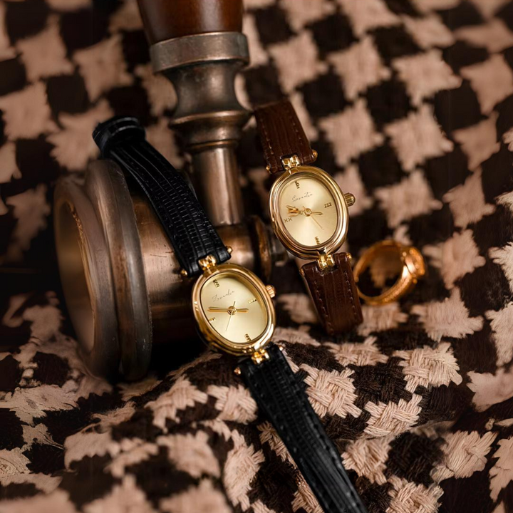 Golden Hour Retro Quartz Watch