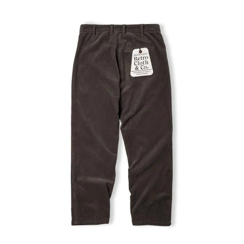 Retro Wide-Leg Corduroy Trousers