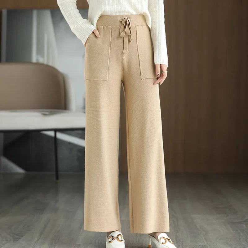 Nadja Merino Wool Office Pants
