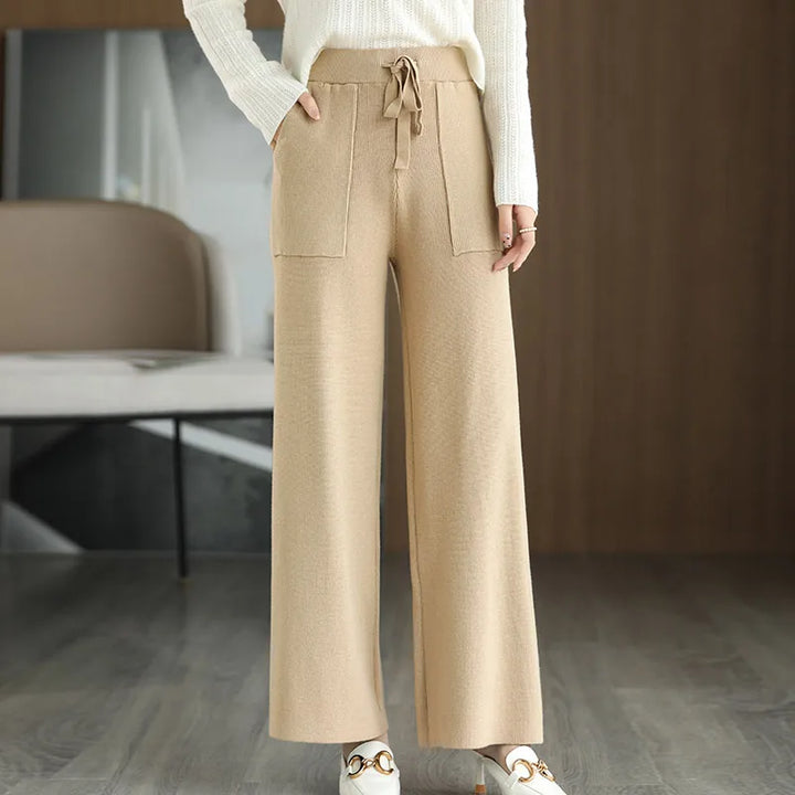 Nadja Merino Wool Office Pants