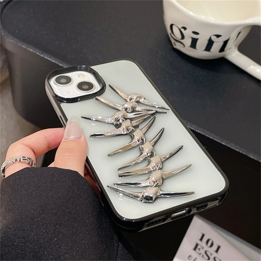 Chrome Spine iPhone Case