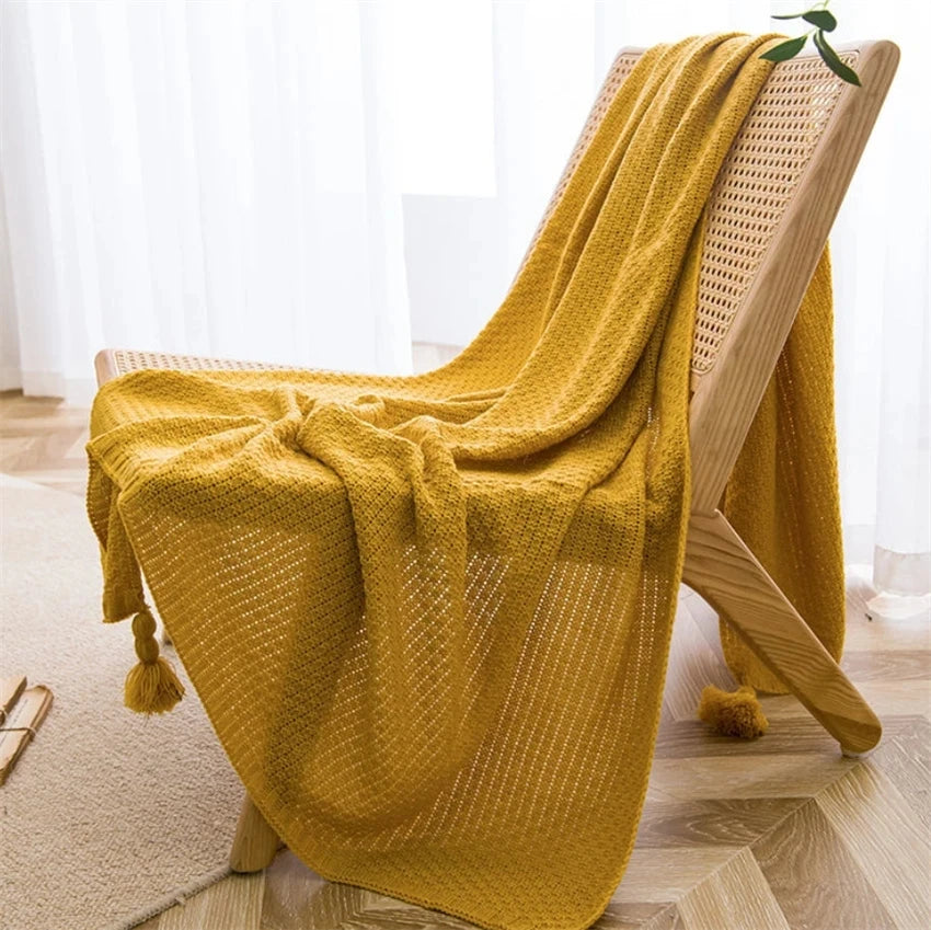 Nordknit Tassle Blanket