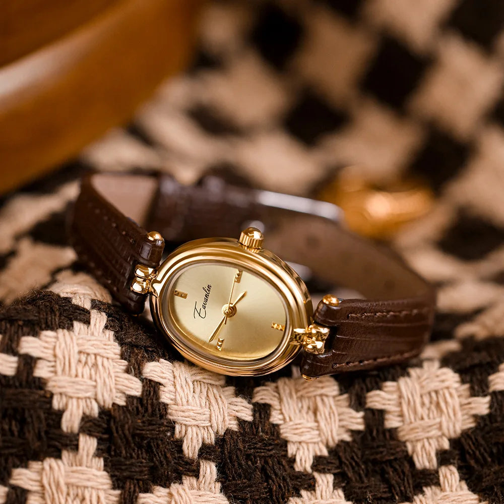 Golden Hour Retro Quartz Watch