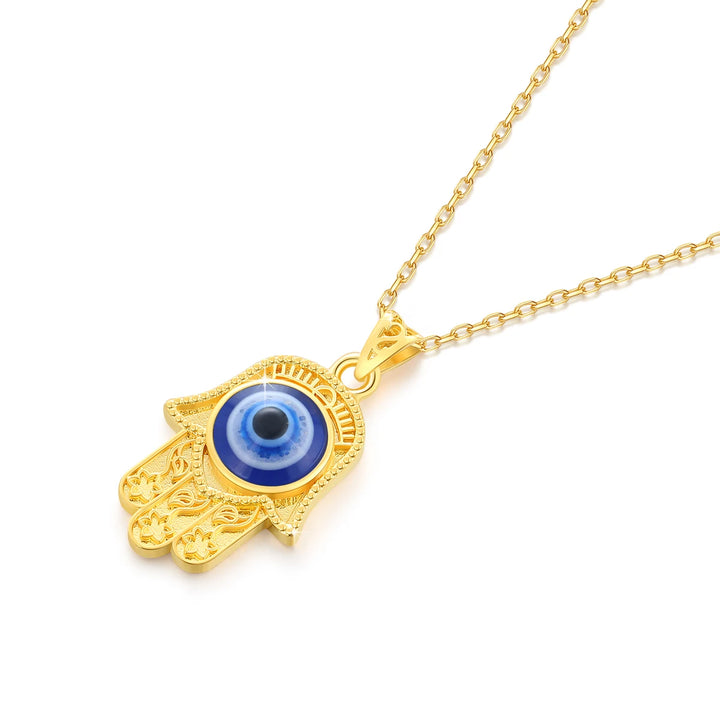Fortuna Evil Eye 18K Gold Necklace