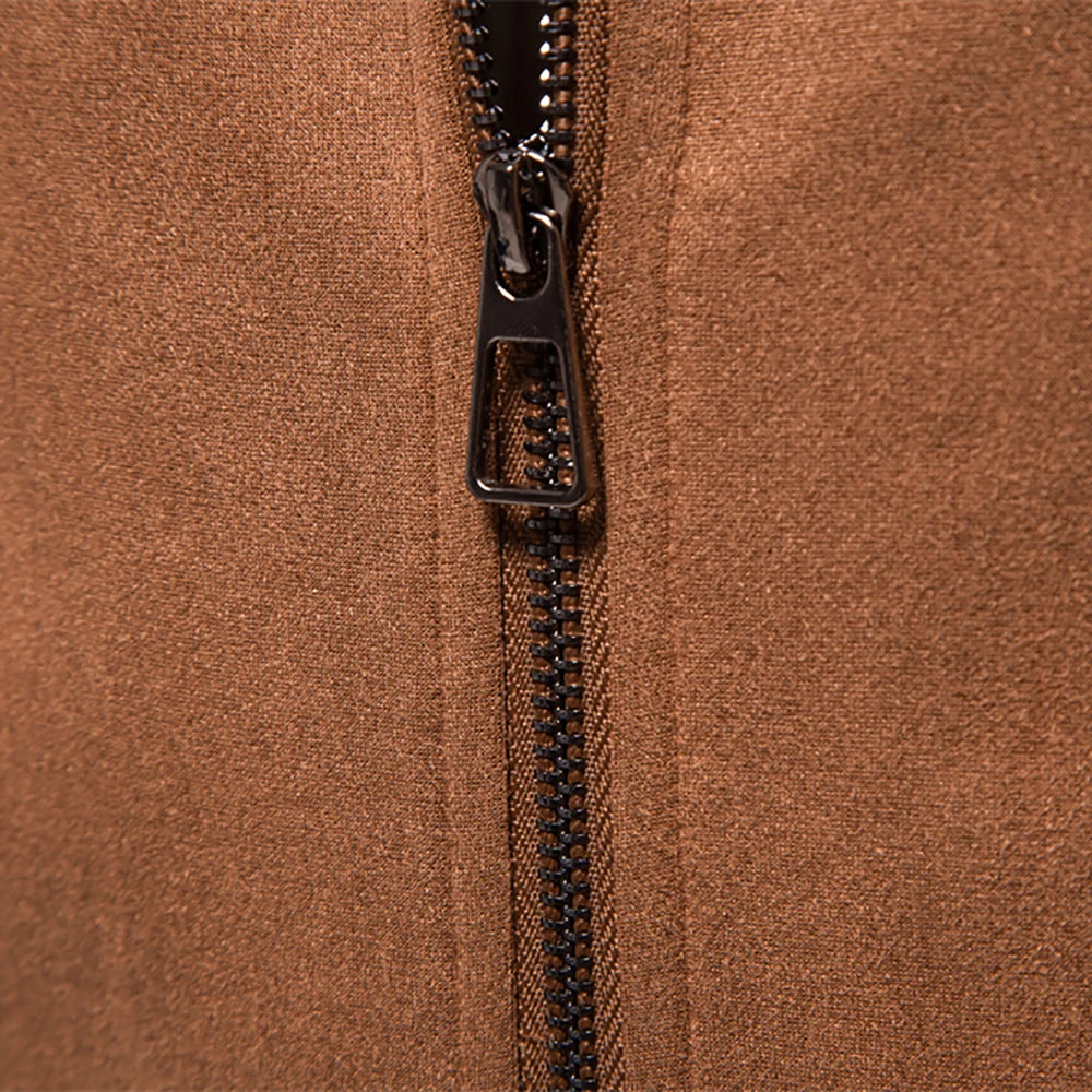Hudson Suede Trucker Jacket
