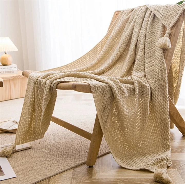 Nordknit Tassle Blanket