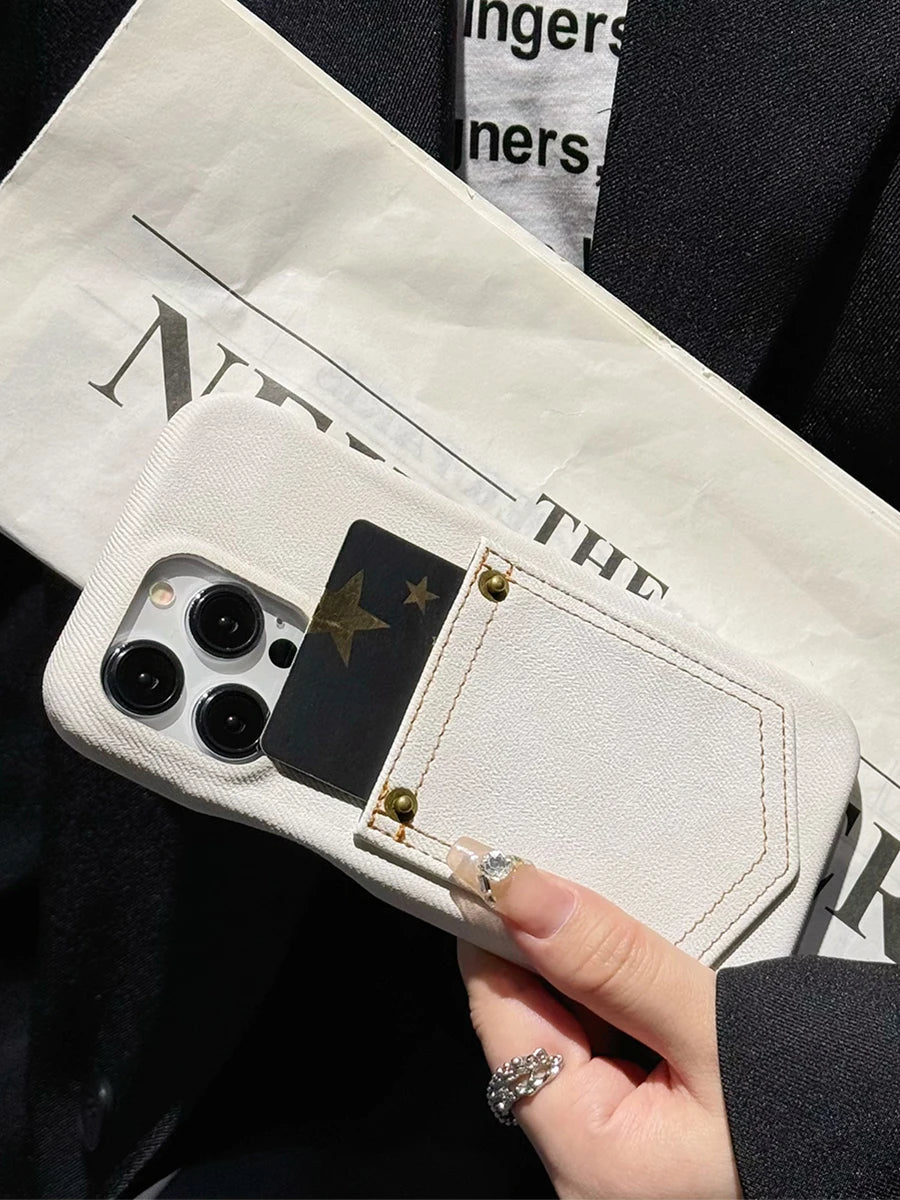 Indigo Denim iPhone Case
