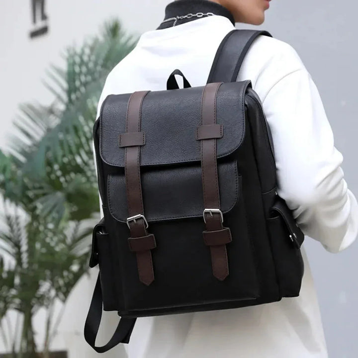 Nomad Retro Leather Backpack