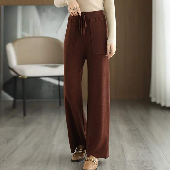 Nadja Merino Wool Office Pants