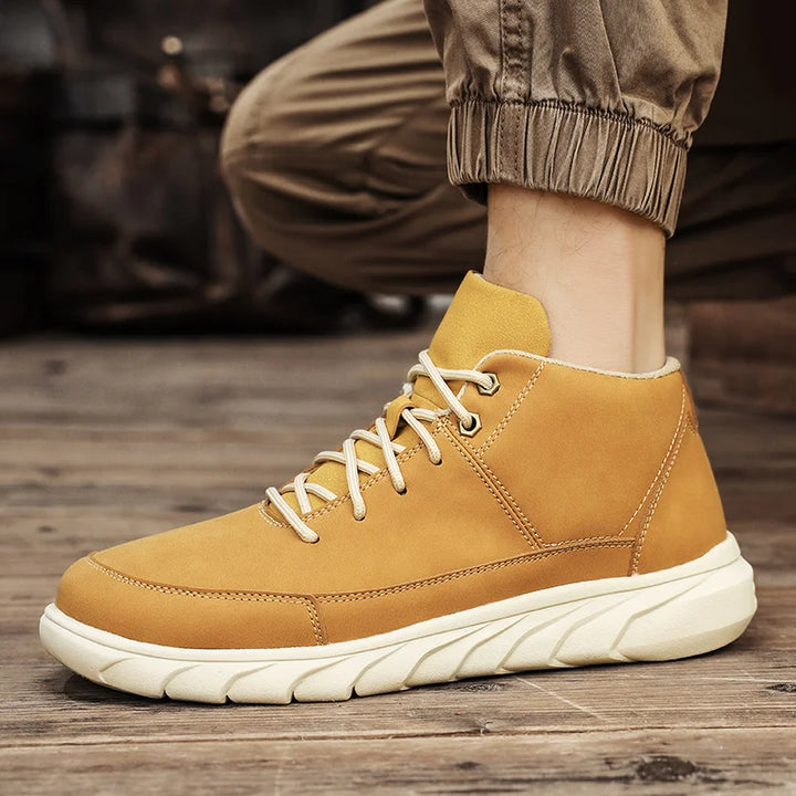 Crestline Antigrid Genuine Leather Sneakers