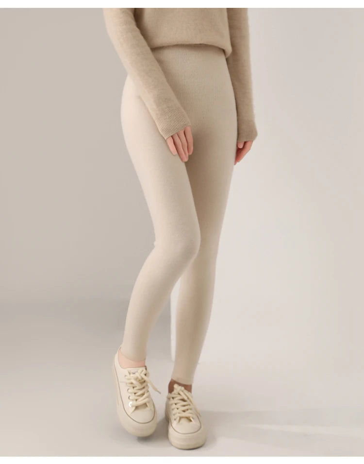 Pure Comfort Cashmere Knit Leggings