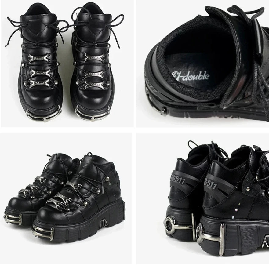 Rebel Rider Punk Ankle Shoes