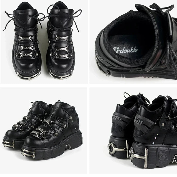 Rebel Rider Punk Ankle Shoes