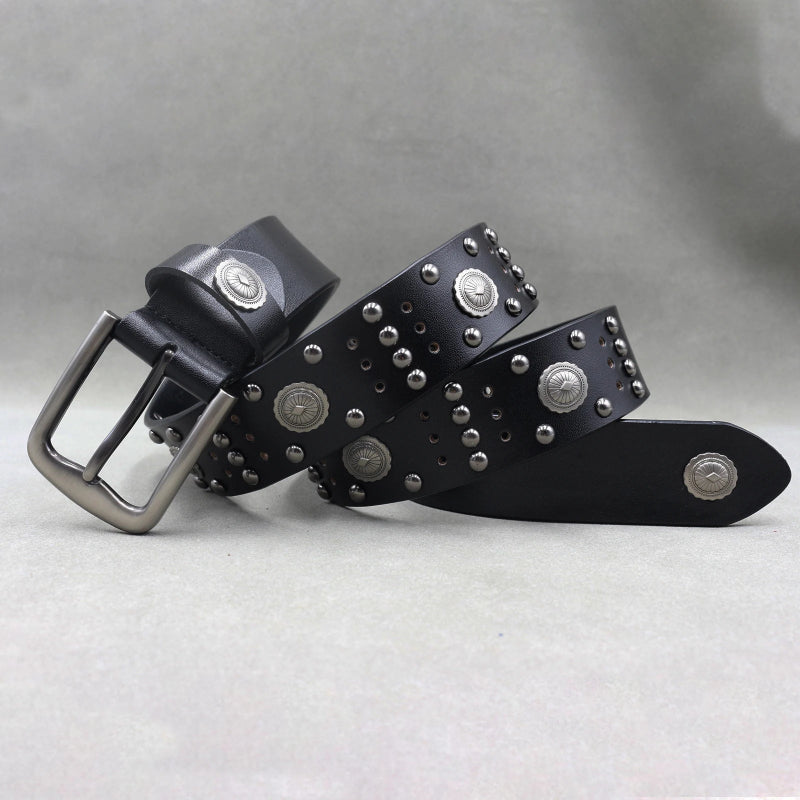 Mercer Studded Leather Belt