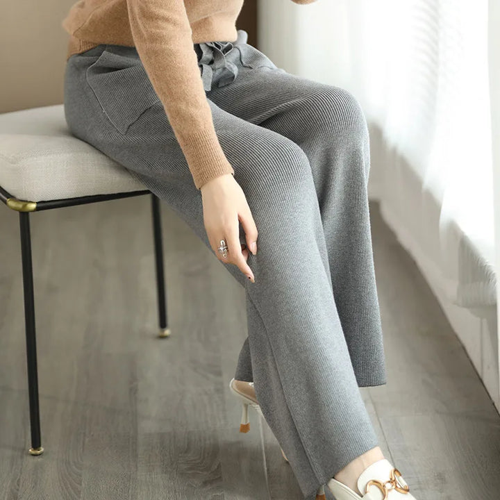 Nadja Merino Wool Office Pants
