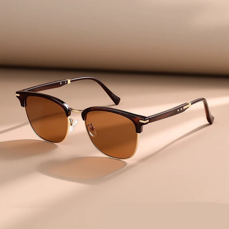 Maviro Clubmaster Metal Frame Sunglasses