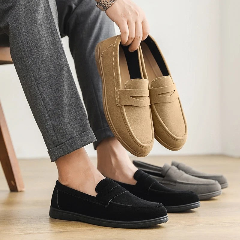Norello Suede Penny Loafer Shoe
