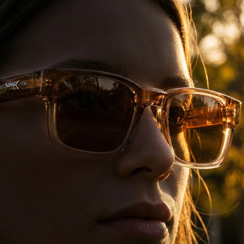 Virello Square Retro Polarized Sunglasses