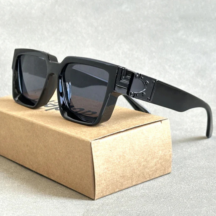 Monza Angular Retro Sunglasses