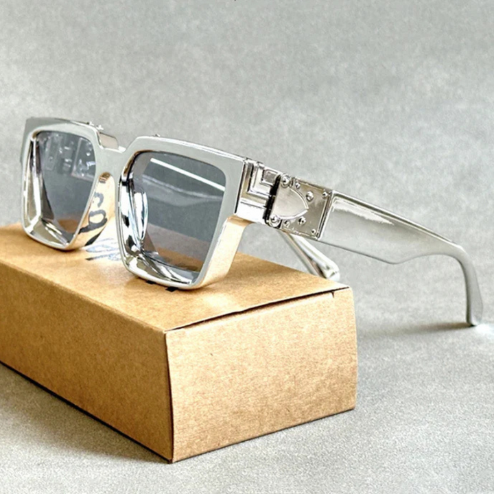 Monza Angular Retro Sunglasses