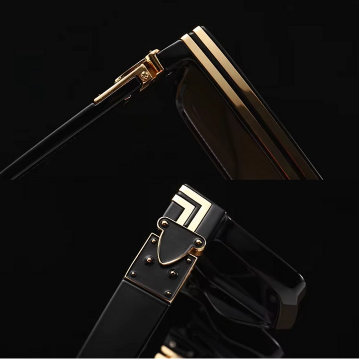 Monza Angular Retro Sunglasses