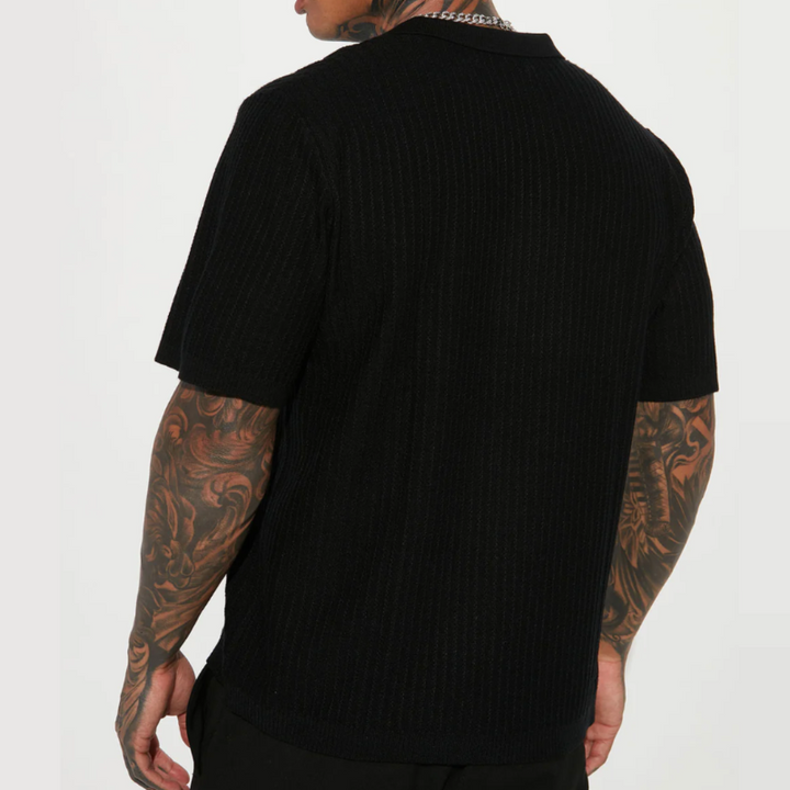 Calloway Waffle Weave Polo Shirt