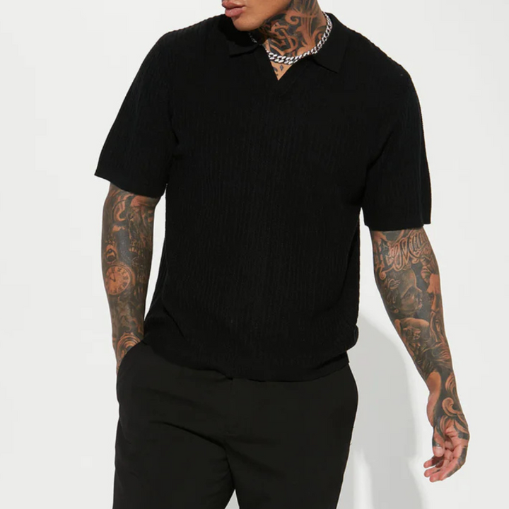 Calloway Waffle Weave Polo Shirt