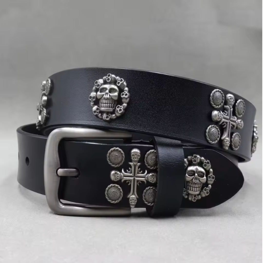 Mercer Studded Leather Belt