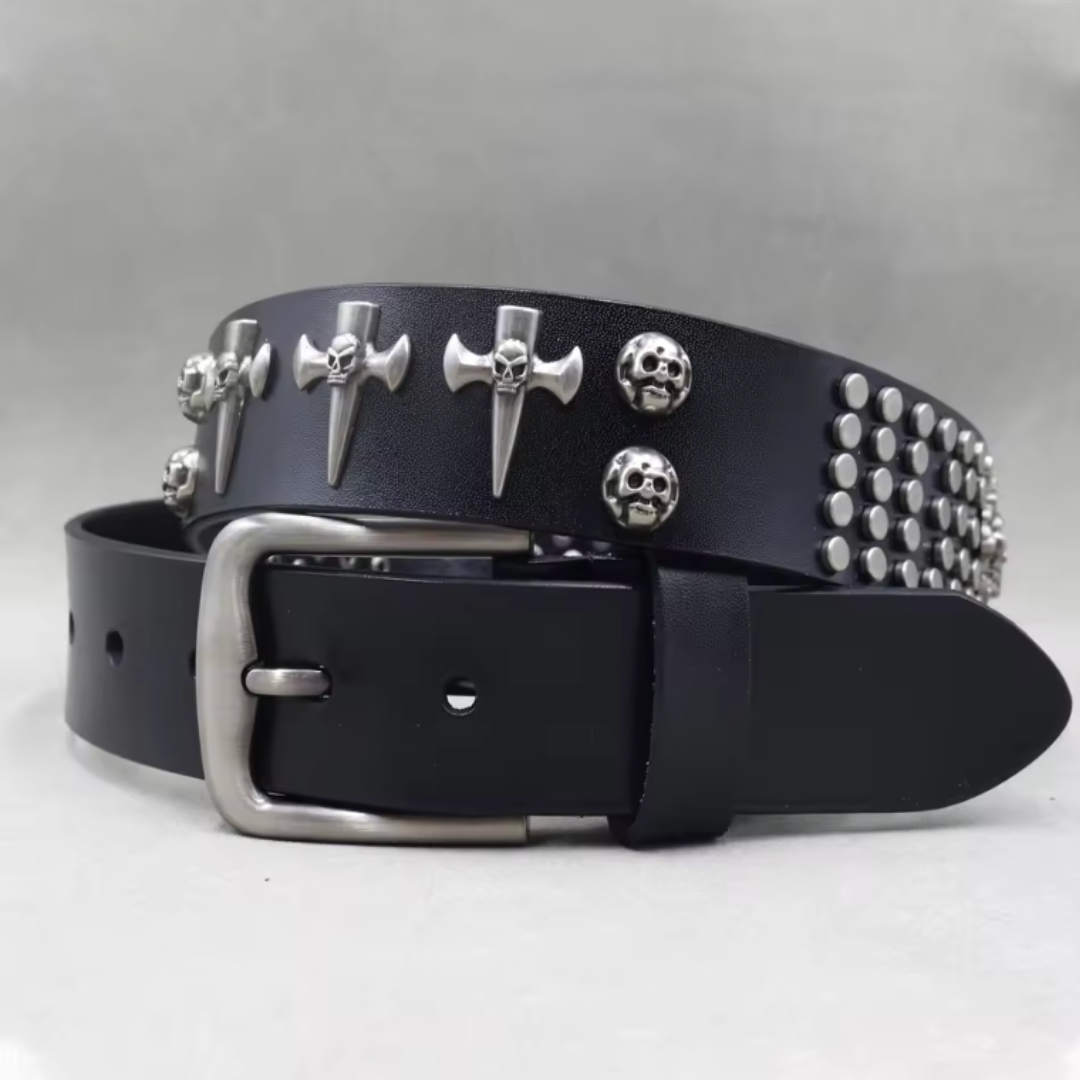 Mercer Studded Leather Belt