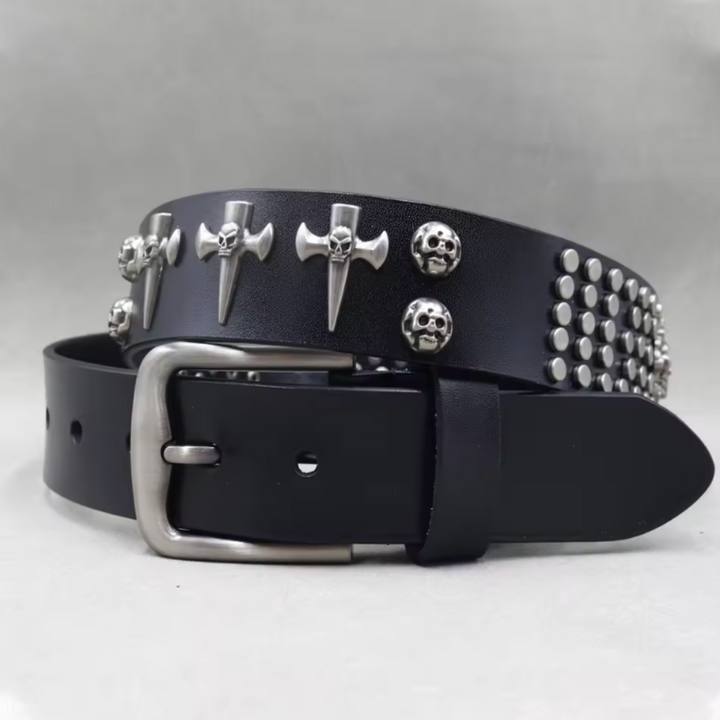 Mercer Studded Leather Belt