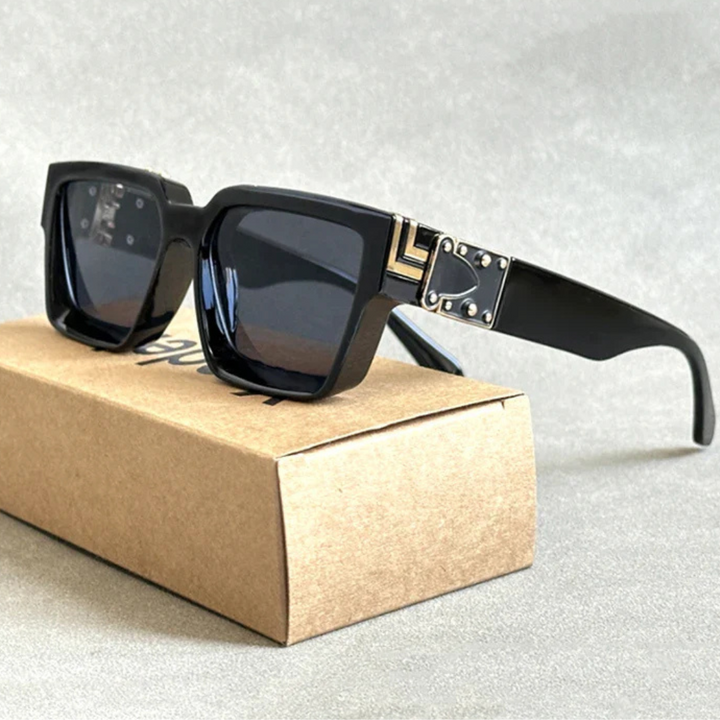 Monza Angular Retro Sunglasses