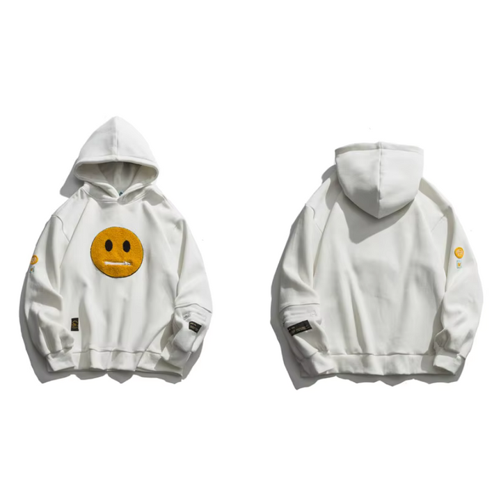 Mono Mood Patchwork Hoodie