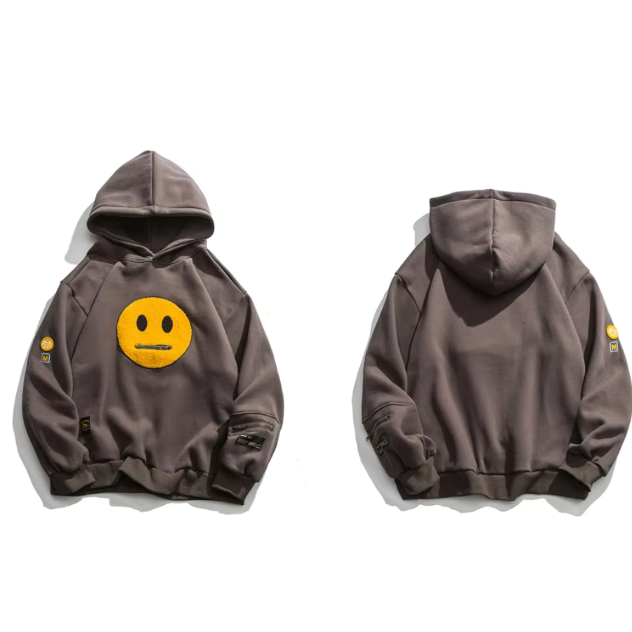 Mono Mood Patchwork Hoodie