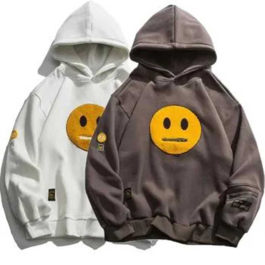 Mono Mood Patchwork Hoodie