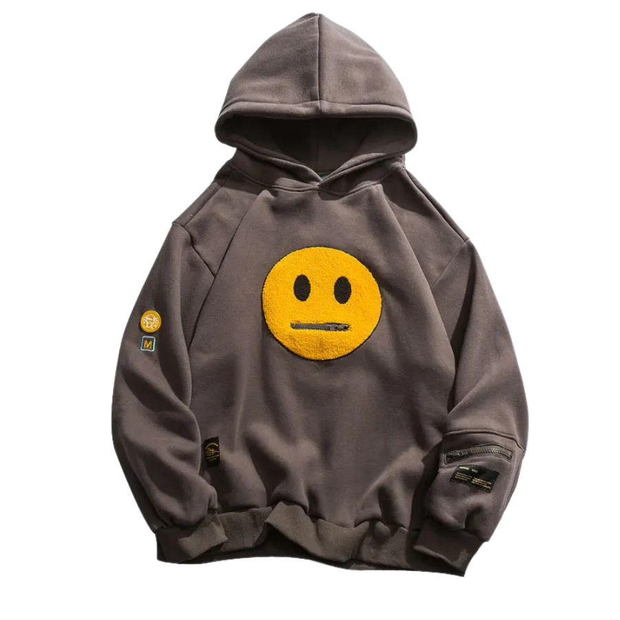 Mono Mood Patchwork Hoodie