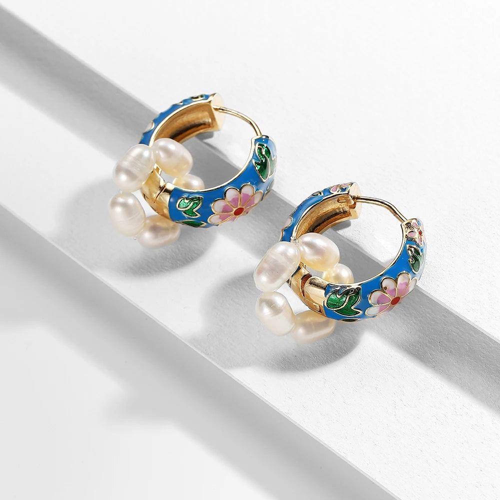 Mirabelle Valencia Floral Earrings