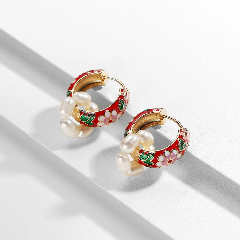 Mirabelle Valencia Floral Earrings
