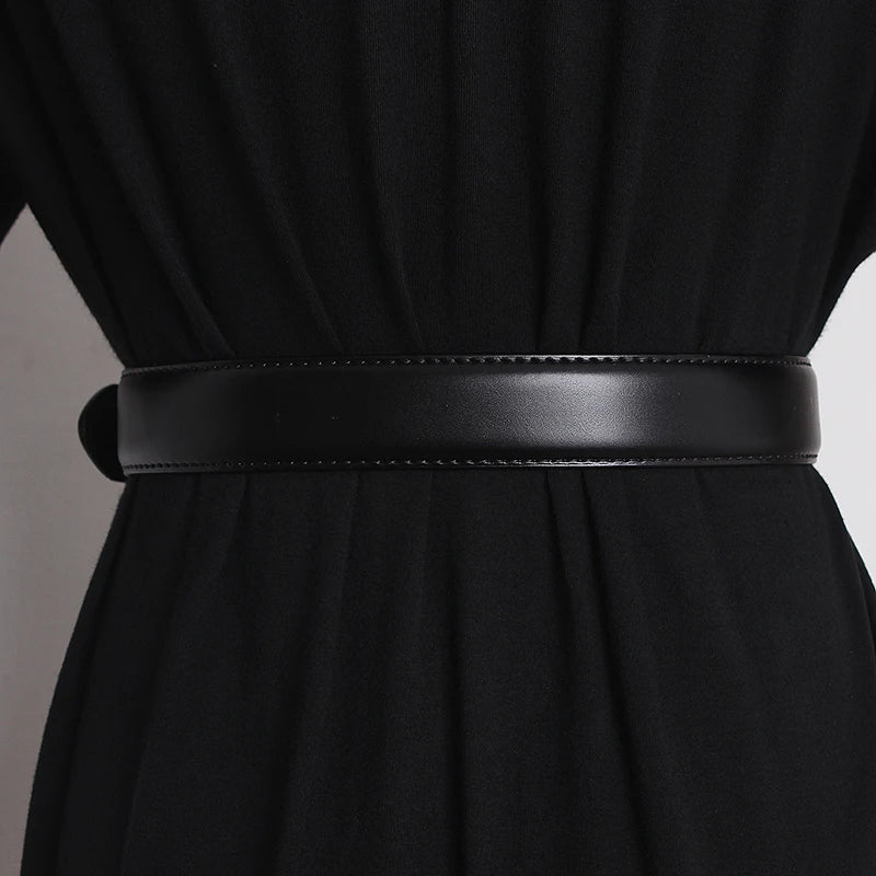 Runway Genuine Leather Waistband Belt