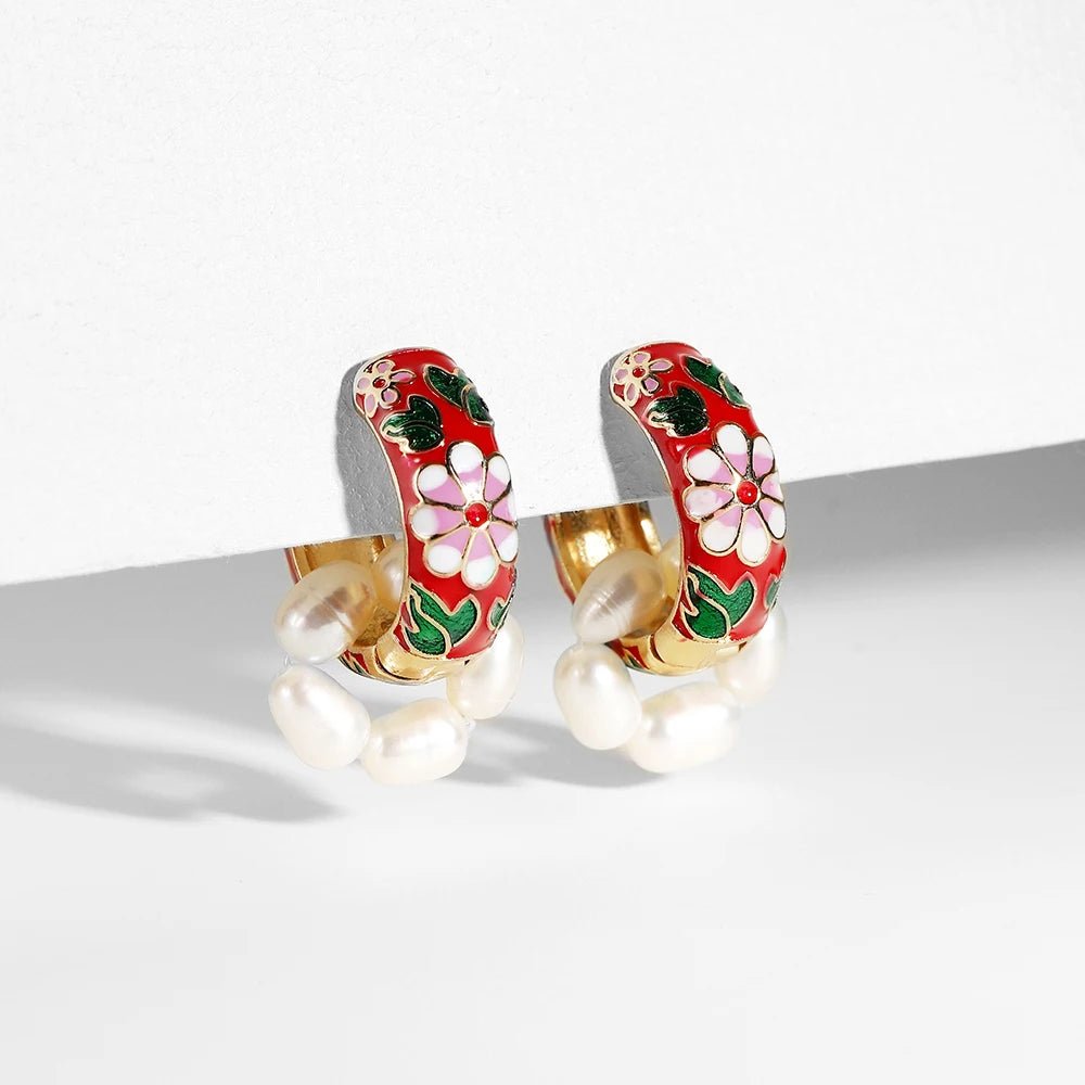 Mirabelle Valencia Floral Earrings