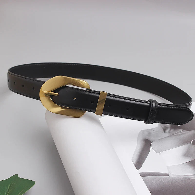 Runway Genuine Leather Waistband Belt