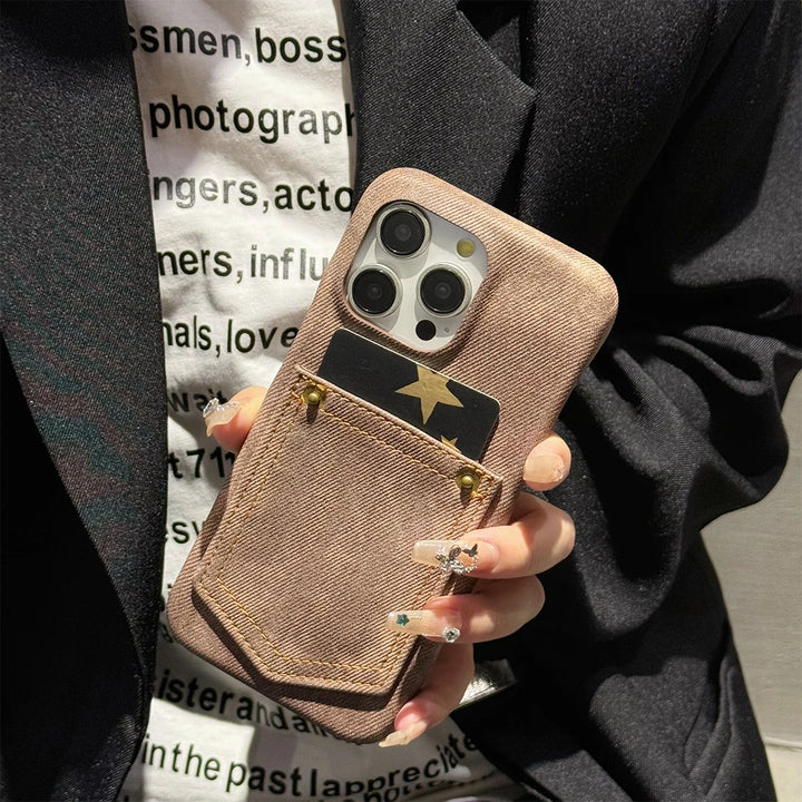 Indigo Denim iPhone Case