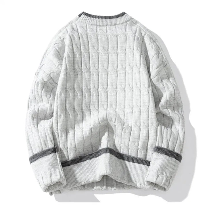 Cascade Cable Knit Sweater Pullover