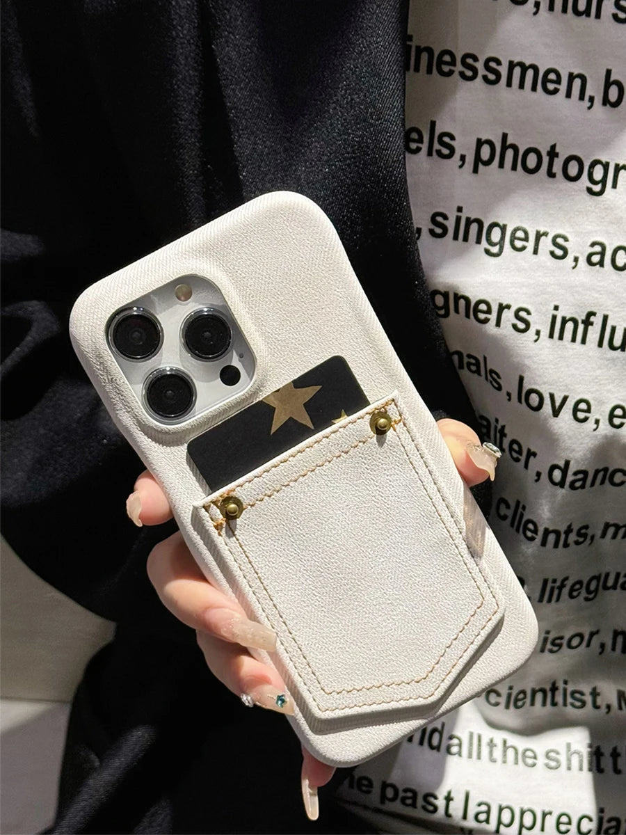 Indigo Denim iPhone Case