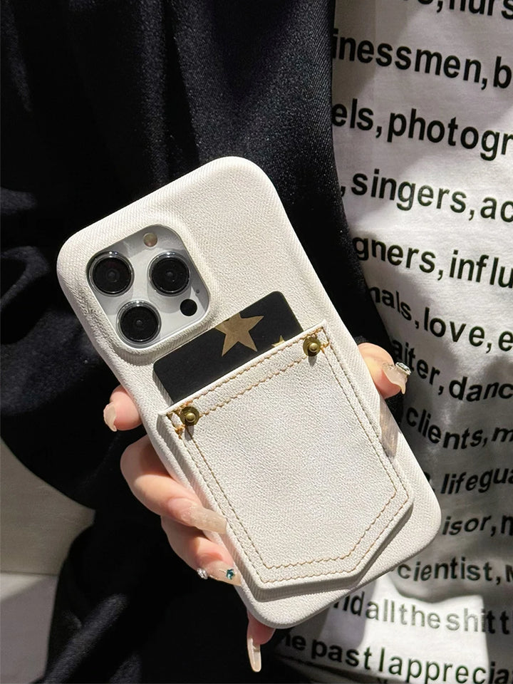 Indigo Denim iPhone Case