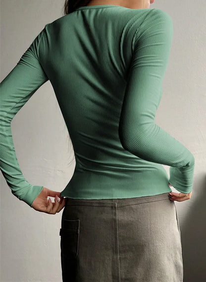 Luxe Rib Henley