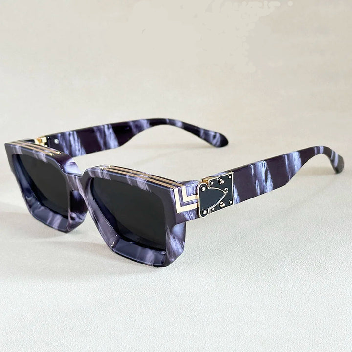 Monza Angular Retro Sunglasses
