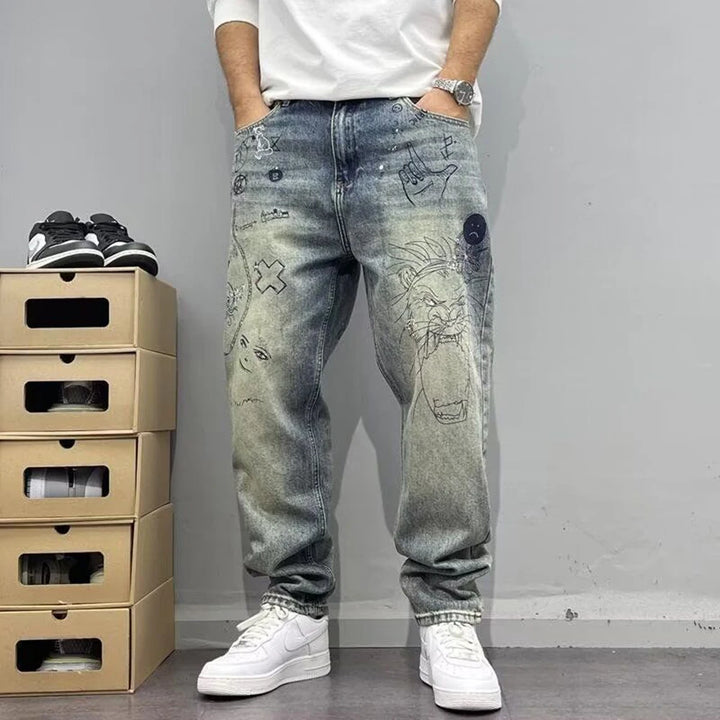 Brooklyn Washed Denim Jeans